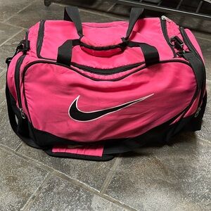 NIKE Pink Duffel Bag